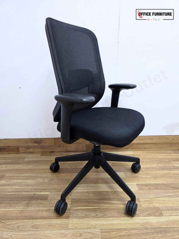 Orangebox Do Swivel Chair - Black/White (Grade B) (SC127)