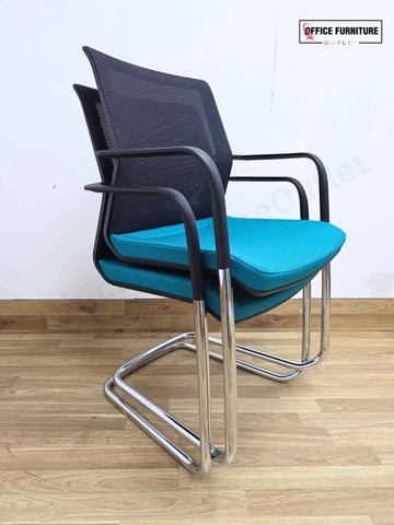 Orangebox WD-CAS Workday Cantilever Armchair / Teal (Pairs)