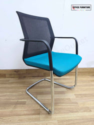 Orangebox WD-CAS Workday Cantilever Armchair / Teal (Pairs)