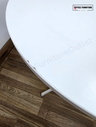 Oval Meeting Room Table with 4 Haworth Chairs