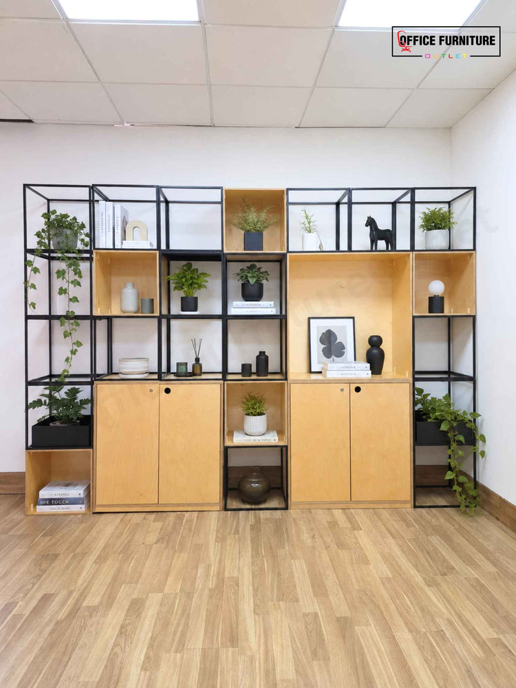Rawside Modular Cage Grid Shelving Display Unit