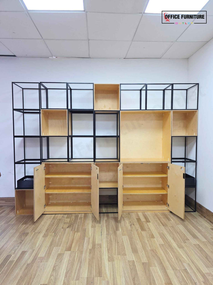 Rawside Modular Cage Grid Shelving Display Unit