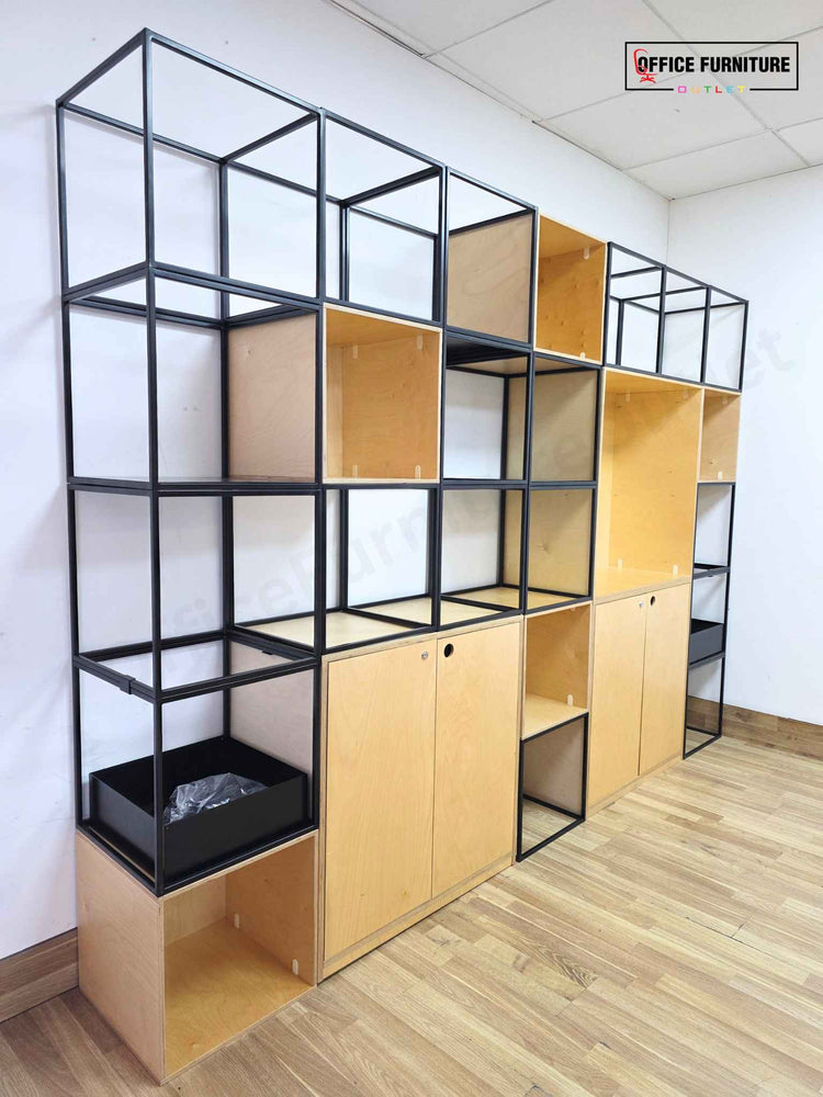 Rawside Modular Cage Grid Shelving Display Unit