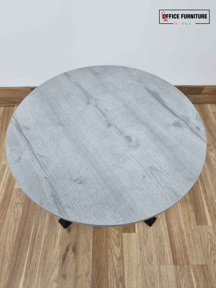 Round Grey Coffee Table- Brand New