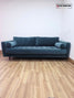 Scott Azure Velvet Sofa – 3 Seater