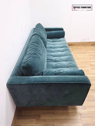 Scott Azure Velvet Sofa – 3 Seater