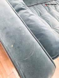 Scott Azure Velvet Sofa – 3 Seater