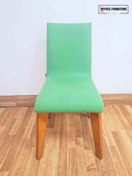 Set Of Three Frovi Jig Green Upholstered Chairs