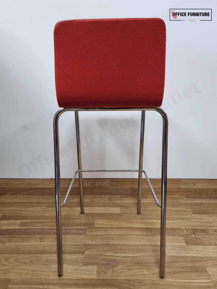 Steelcase B Free Bar Stools - Red - Set of 5