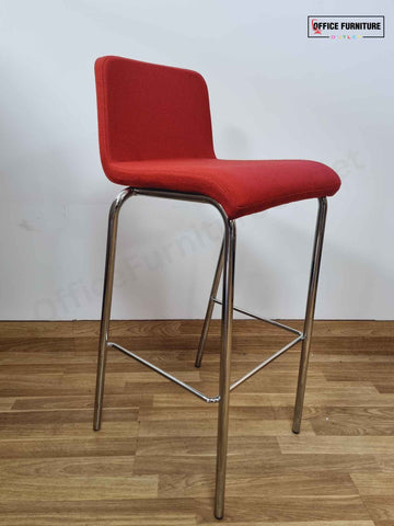 Steelcase B Free Bar Stools - Red - Set of 5
