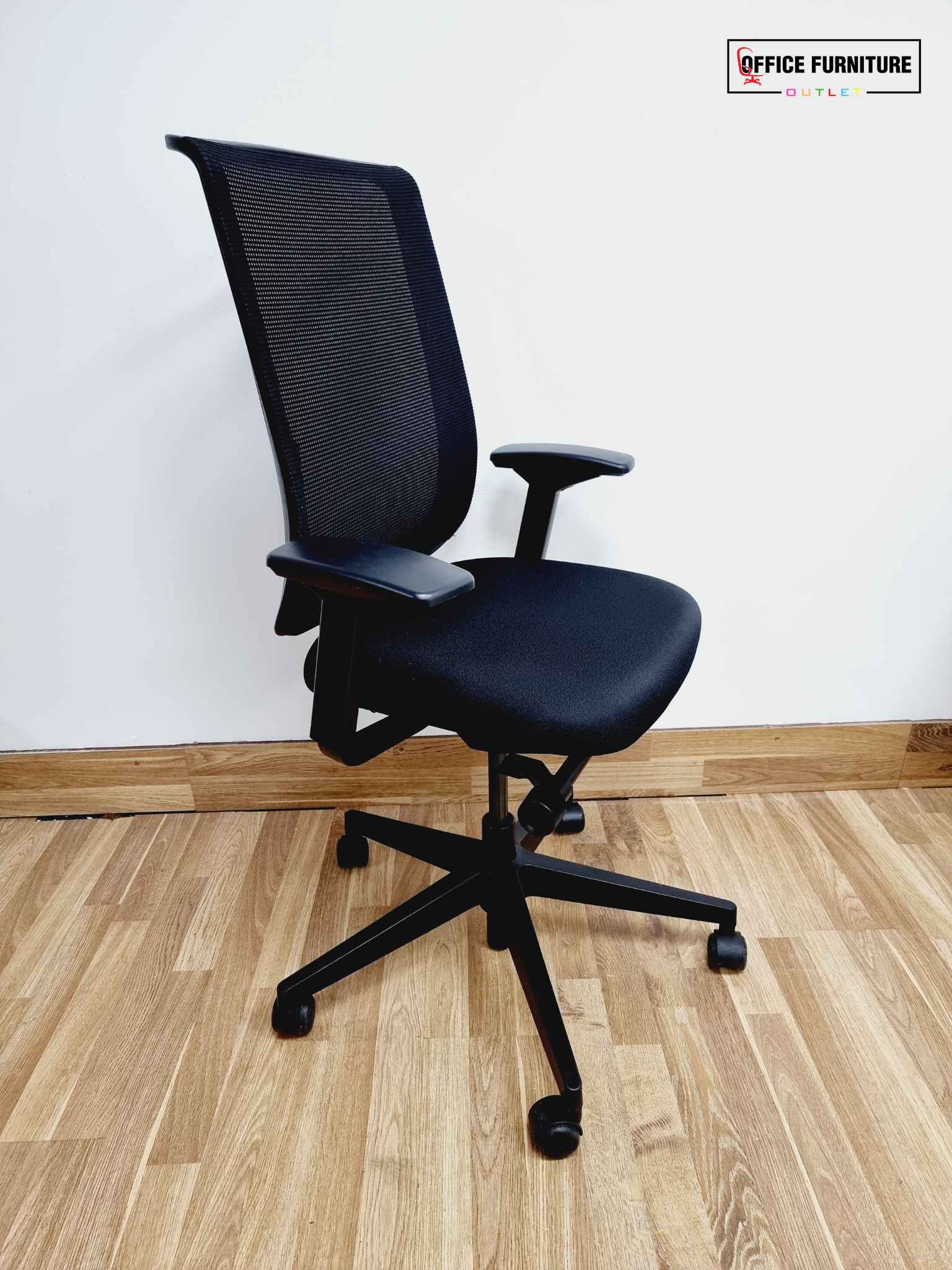 Steelcase Reply Air Mesh Back Chair - All Black (SC16)