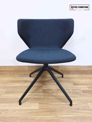 Steelcase Round Meeting Table with 4 Modus Hold Swivel Armchairs