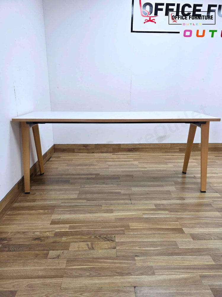 Steelcase White Office Table (180cm x 60cm)