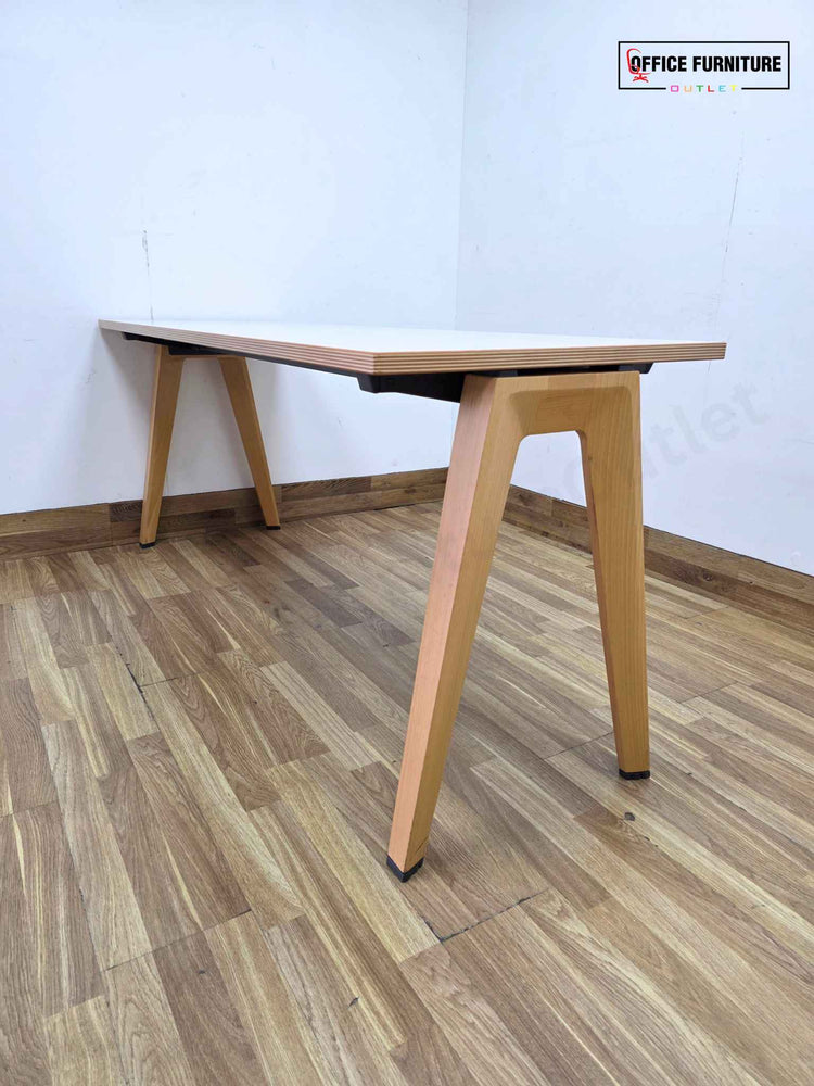 Steelcase White Office Table (180cm x 60cm)