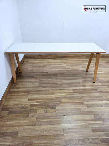 Steelcase White Office Table (180cm x 60cm)