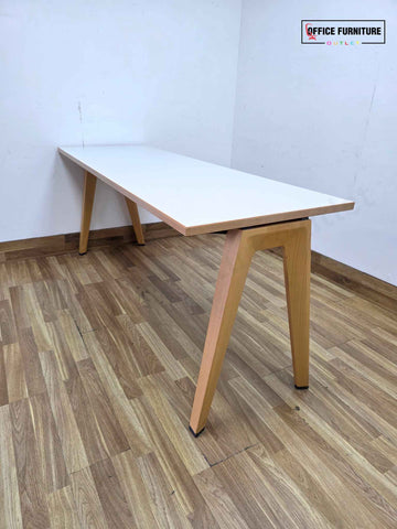 Steelcase White Office Table (180cm x 60cm)