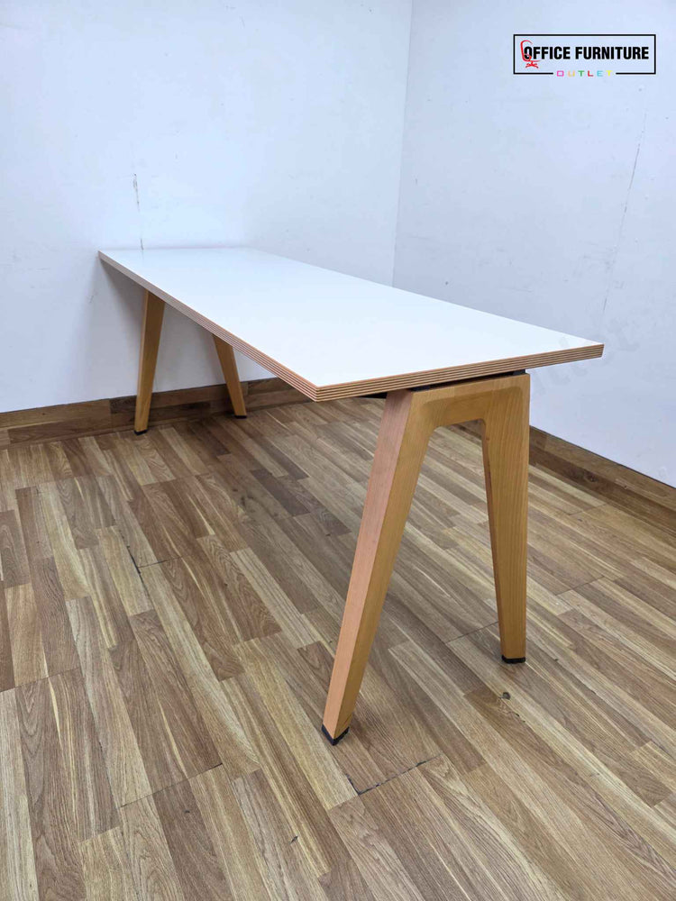 Steelcase White Office Table (180cm x 60cm)