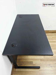 Brand New Straight Black Office Desk (120cm x 60cm)