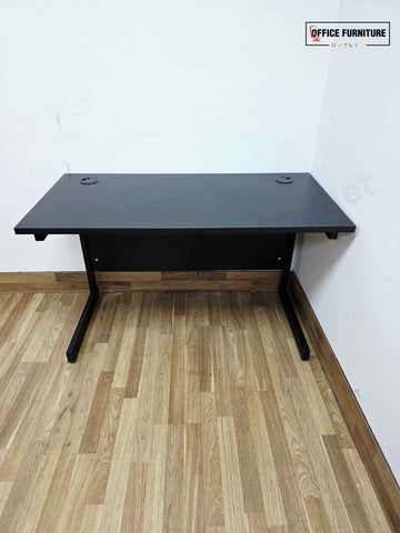 Brand New Straight Black Office Desk (120cm x 60cm)
