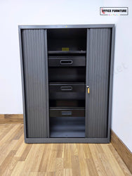Triumph Mid-Level Tambour Office Filing Cabinet (ST76)