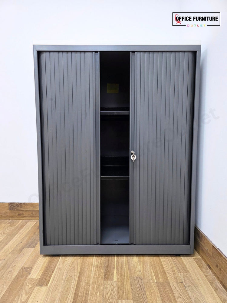 Triumph Mid-Level Tambour Office Storage Cabinet (ST75)