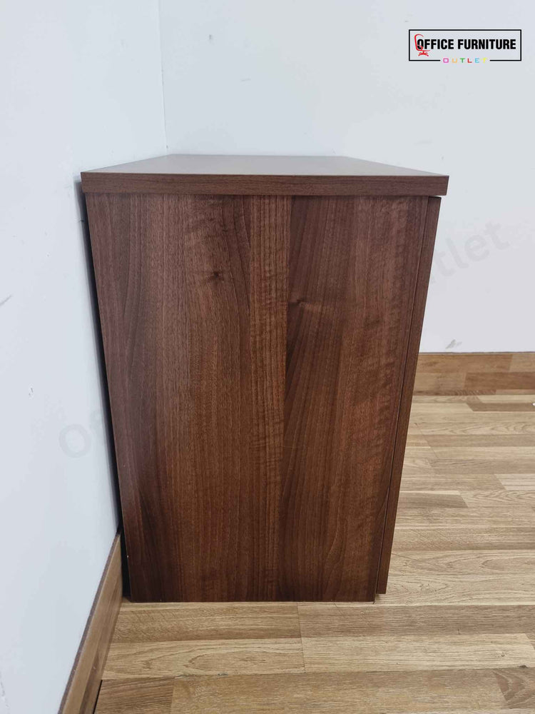 Walnut Low-Level Double Door Cabinet (D)