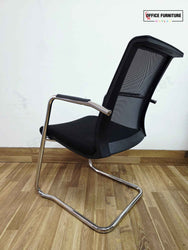 Ten Person Black Glass Boardroom Table with Narbutas Chairs