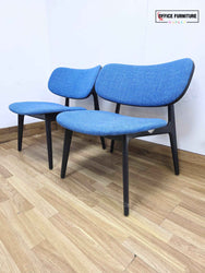 Set of 2 Blue Modus Reception Chairs