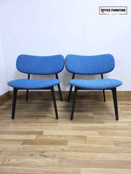 Set of 2 Blue Modus Reception Chairs