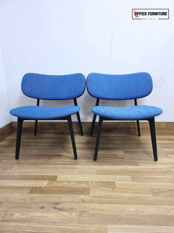 Set of 2 Blue Modus Reception Chairs