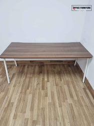 Walnut Straight Desk (180cm x 80cm)