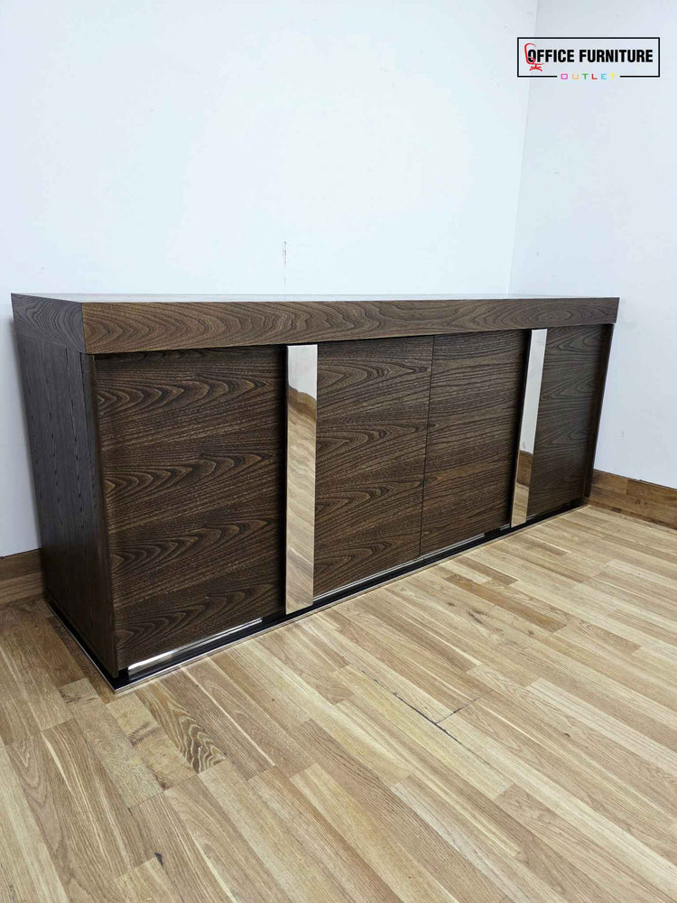Dark Walnut Credenza Cabinet (ST49)