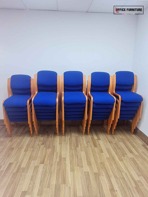 Blue Stackable Chairs