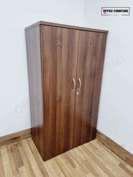 Walnut Double Door Cabinet