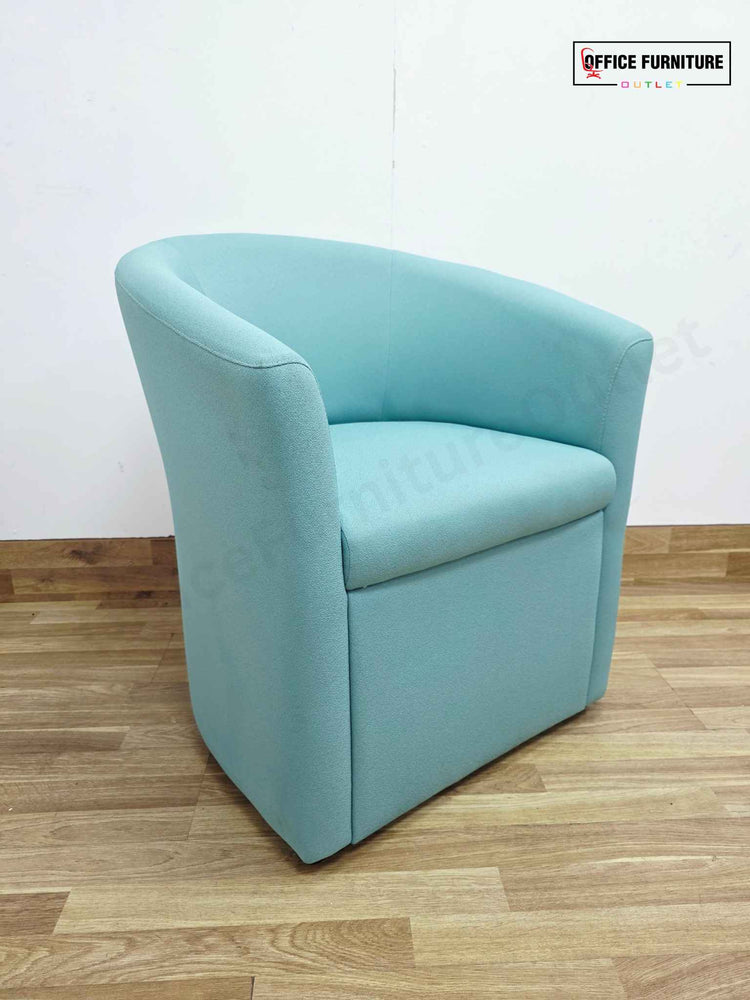 Set of 2 Tub Chairs – Light Blue