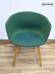 Set of 2 Dark Green Tub Chairs