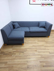 Lyndon Design Corner Sofa - Denim