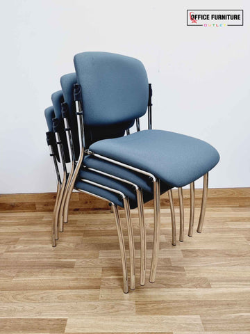 Grey Stackable Chairs (Pairs)