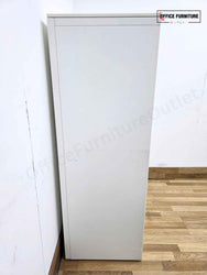 White Metal Mid-Height Office Storage Cabinet (ST65)