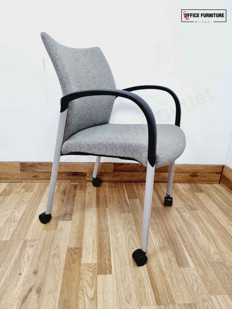 Set of Six Flip Top Tables with Fourteen Chairs