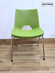 Lime Strike Stackable Plastic Chair by Paolo Scagnellato