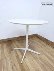 White Round Meeting Table – 70cm (RT06)