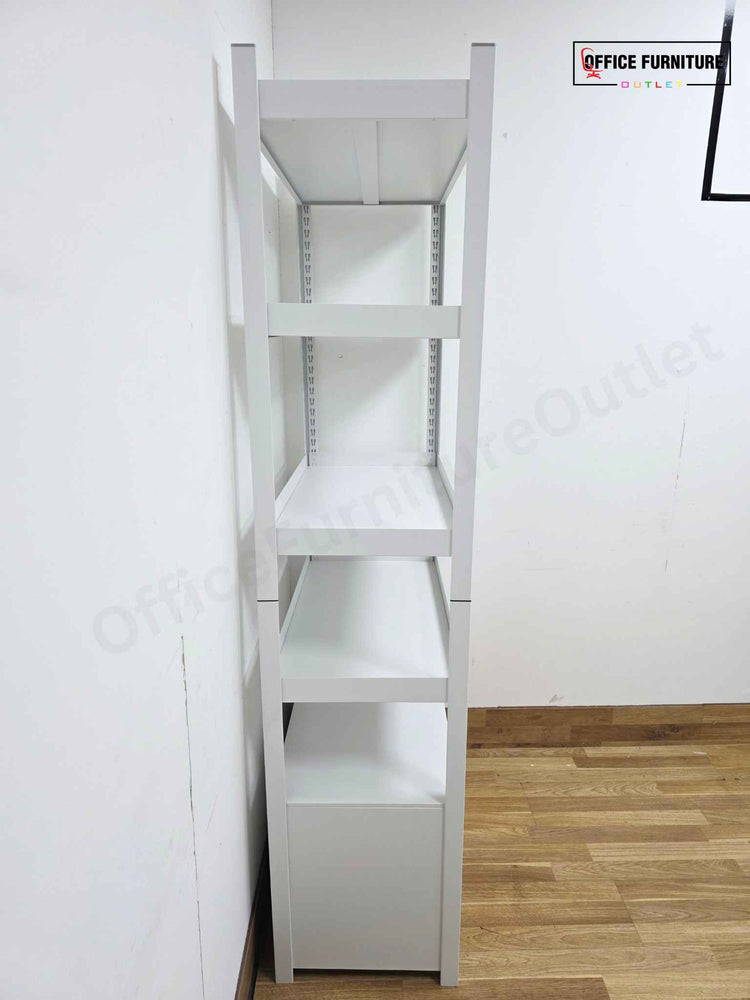 Metal Storage Racking Unit with Enclosed Cabinet (ST59)