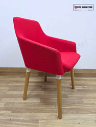 Boss Design Toto High Back Chair - Set of Two - Red