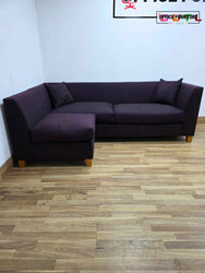 Lyndon Design Corner Sofa - Aubergine