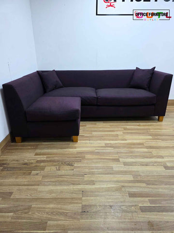Lyndon Design Corner Sofa - Aubergine