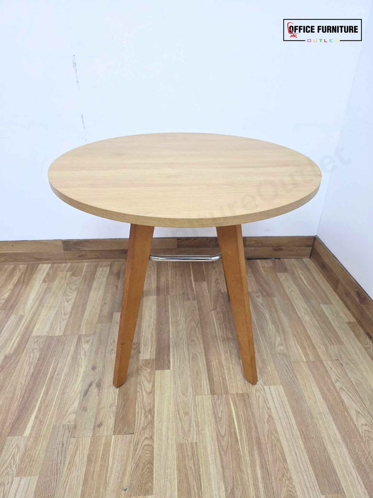 Frovi Round Oak Meeting Table (RT08)
