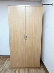 Tall Oak Double Door Wooden Cabinet (ST43)