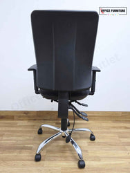Speckled Black Adjustable Office Chair (SC107)