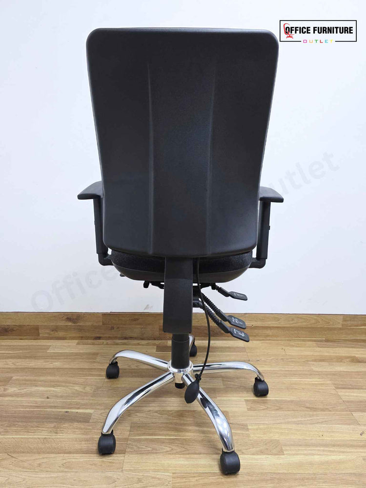 Speckled Black Adjustable Office Chair (SC107)